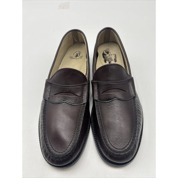 SAS Penny 40th Anniversary Cordovan Men's Penny Loafer Made in USA size 10N - Picture 1 of 11